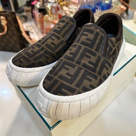 fendi slip-on sneakers women's|fendi designer high top sneakers.